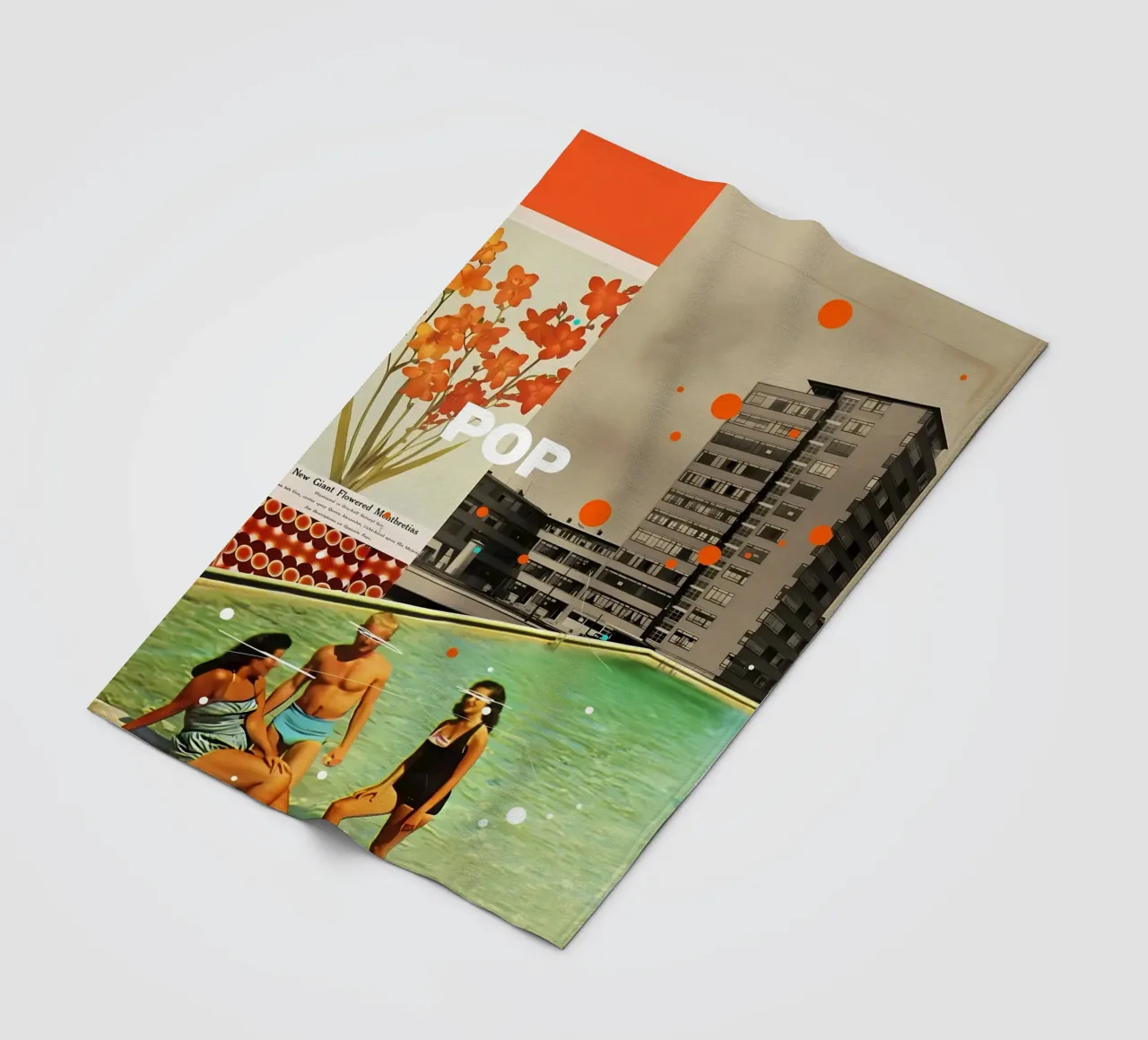 Pop fleece blanket by Ginnery