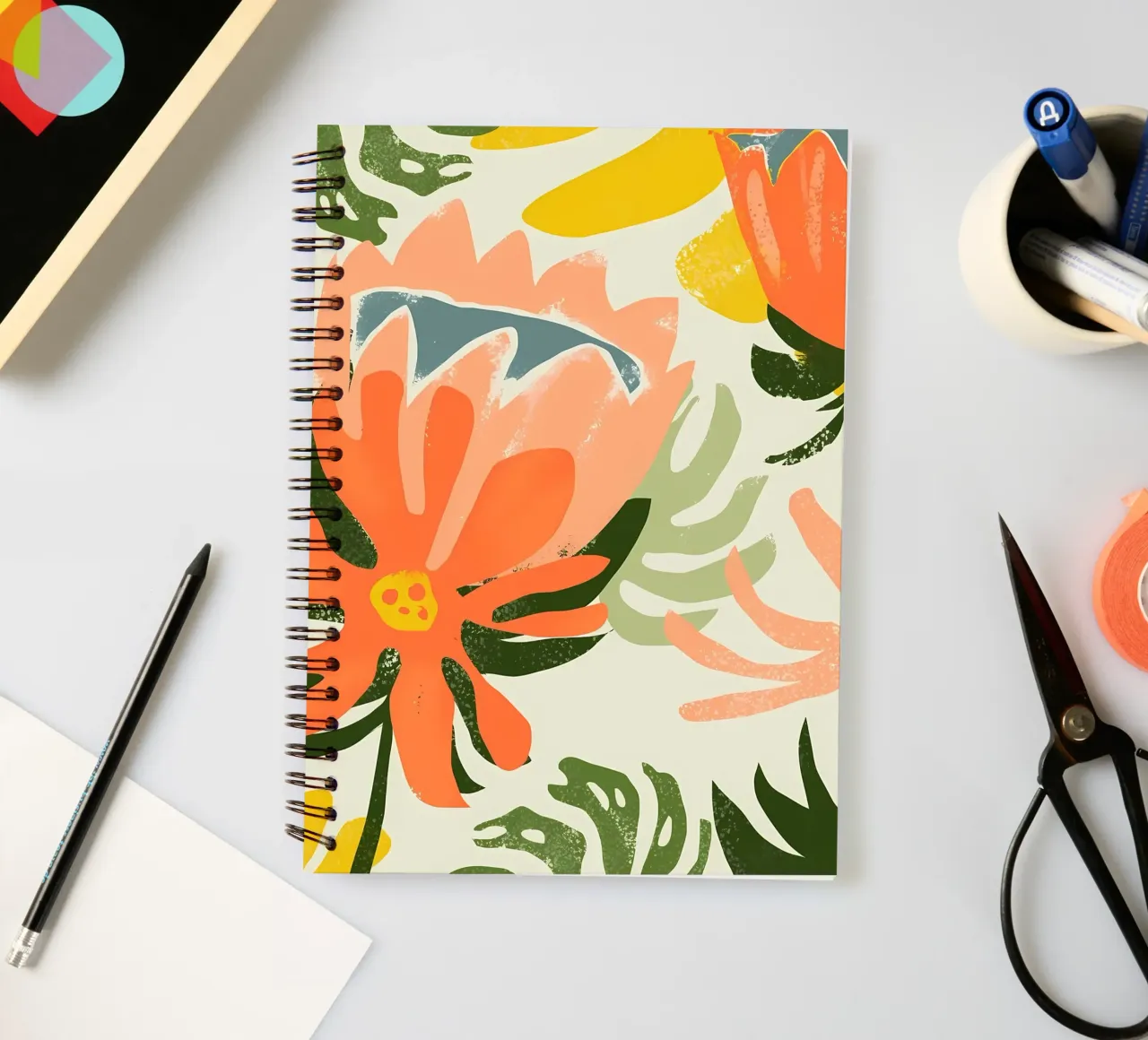 The Rain Was So Necessary spiral notebook by Ginnery