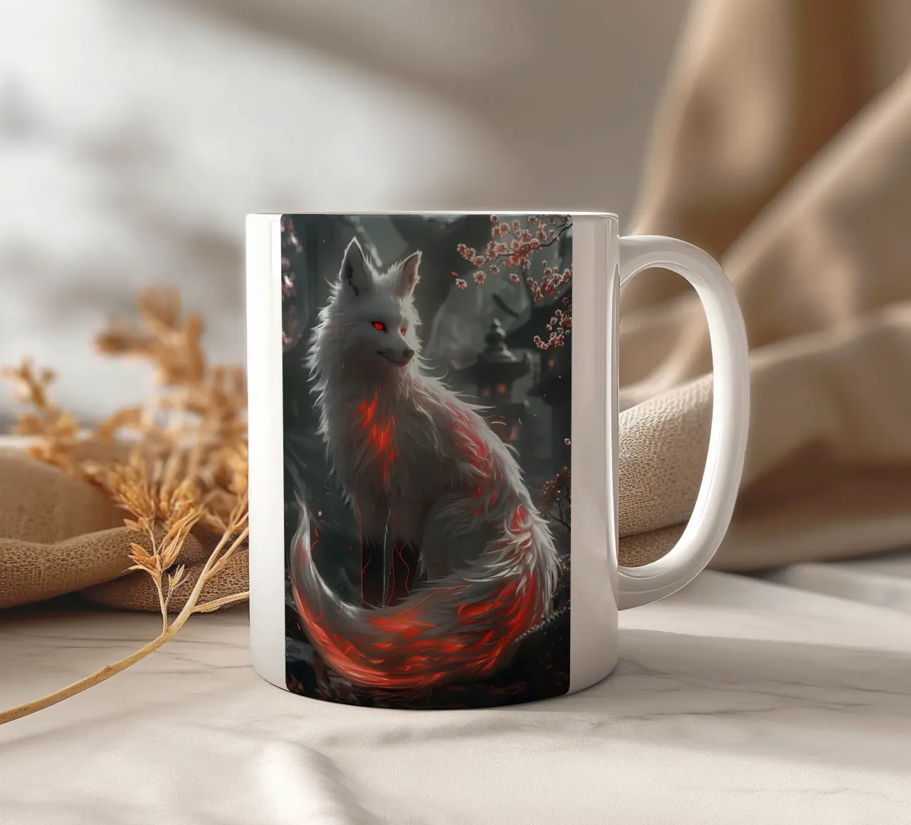 Ritratto di squalo balena tazza in ceramica da Mikesell