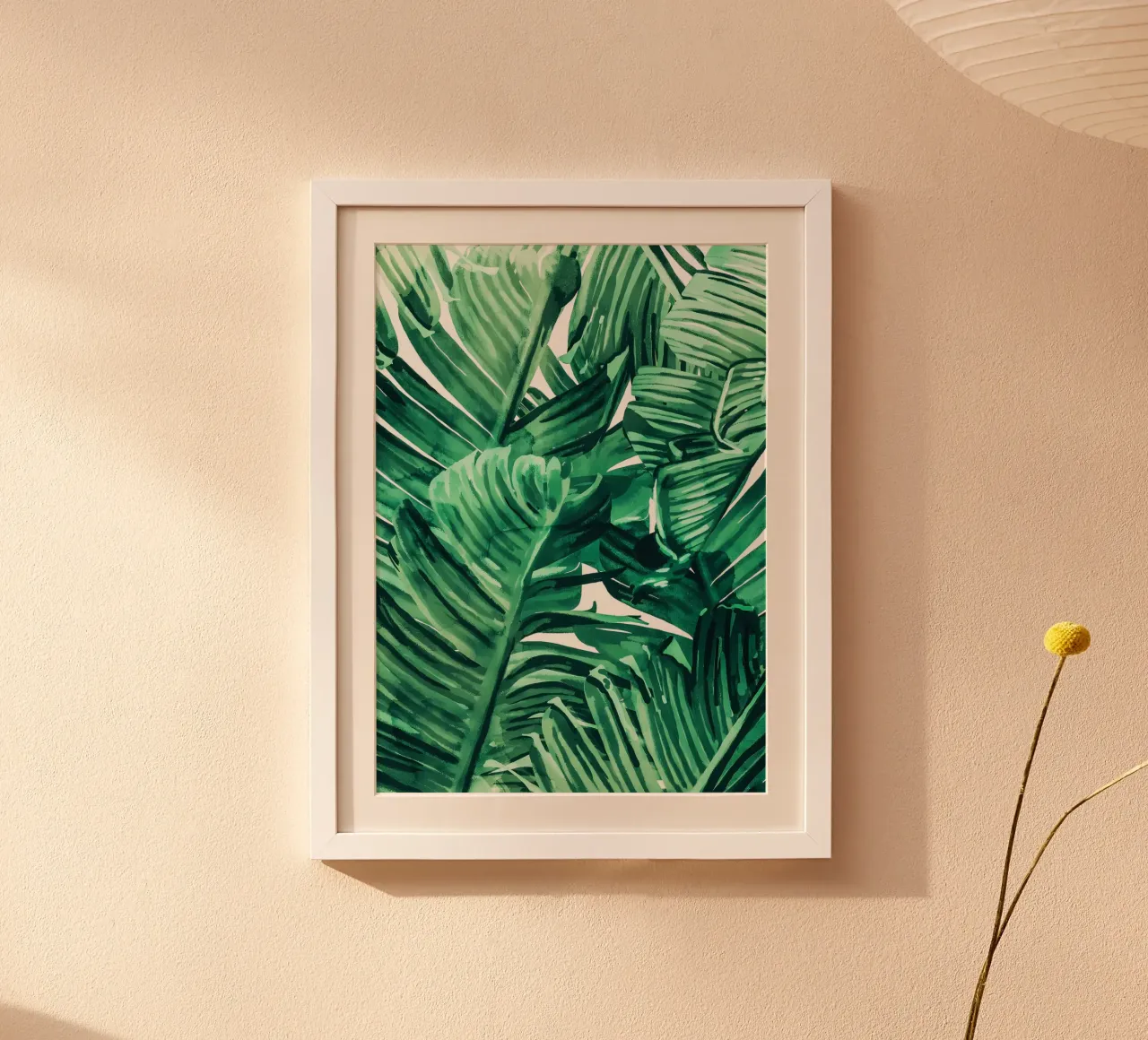 Stato d'animo tropicale poster con telaio in plastica da Ginnery