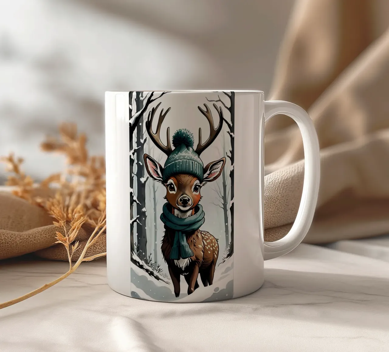 Poster minimalista 322 tazza in ceramica da Kadynce