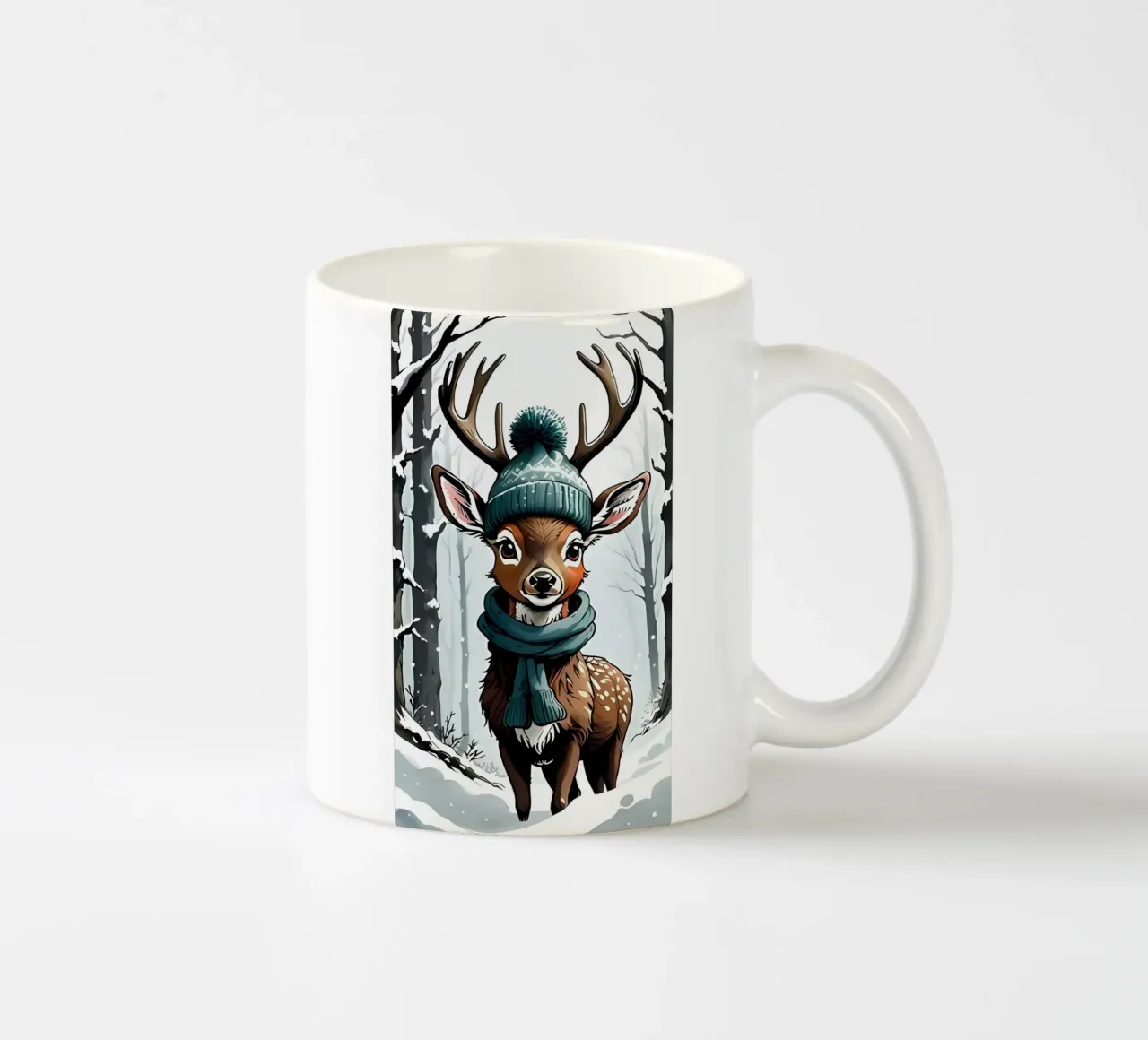Poster minimalista 322 tazza in ceramica da Kadynce
