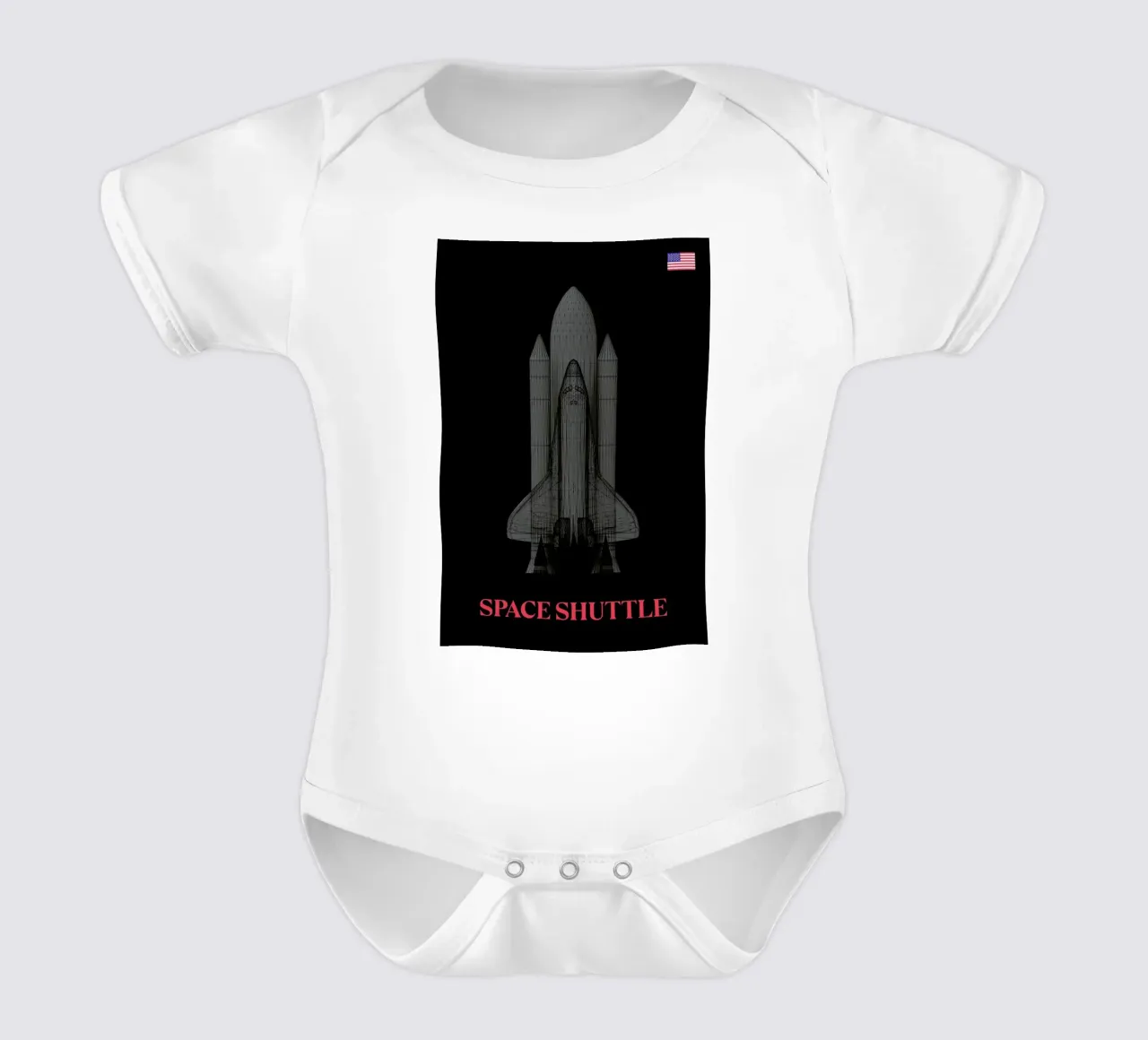 NASA Space Shuttle 2 body neonato maniche corte da Marc Schulthess