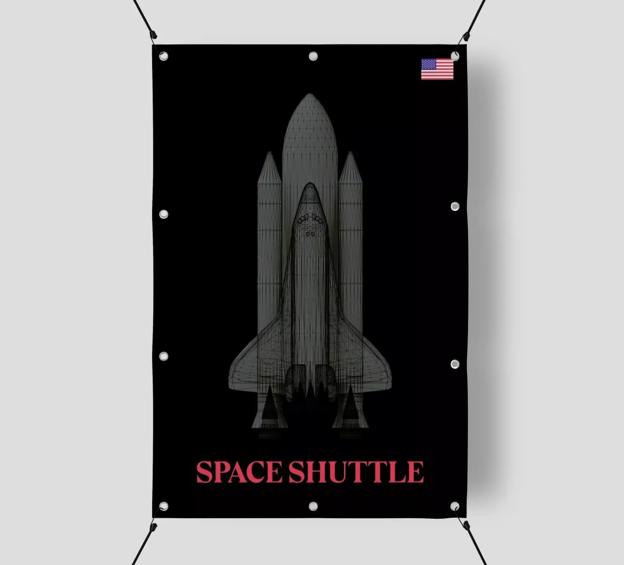 NASA Space Shuttle 2 telo in pvc da Marc Schulthess