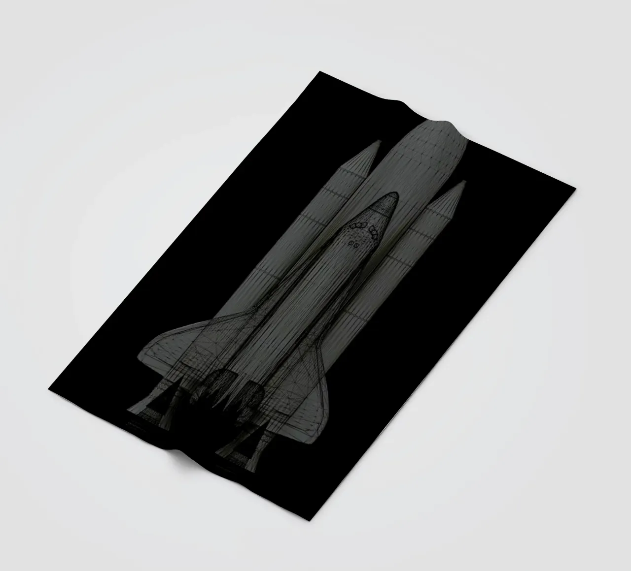 NASA Space Shuttle 2 coperta in pile da Marc Schulthess