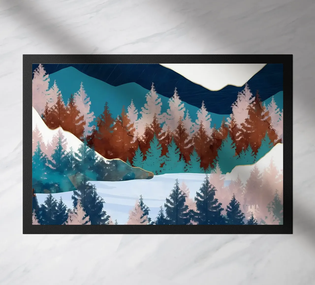 Summer Trees doormat by Ginnery