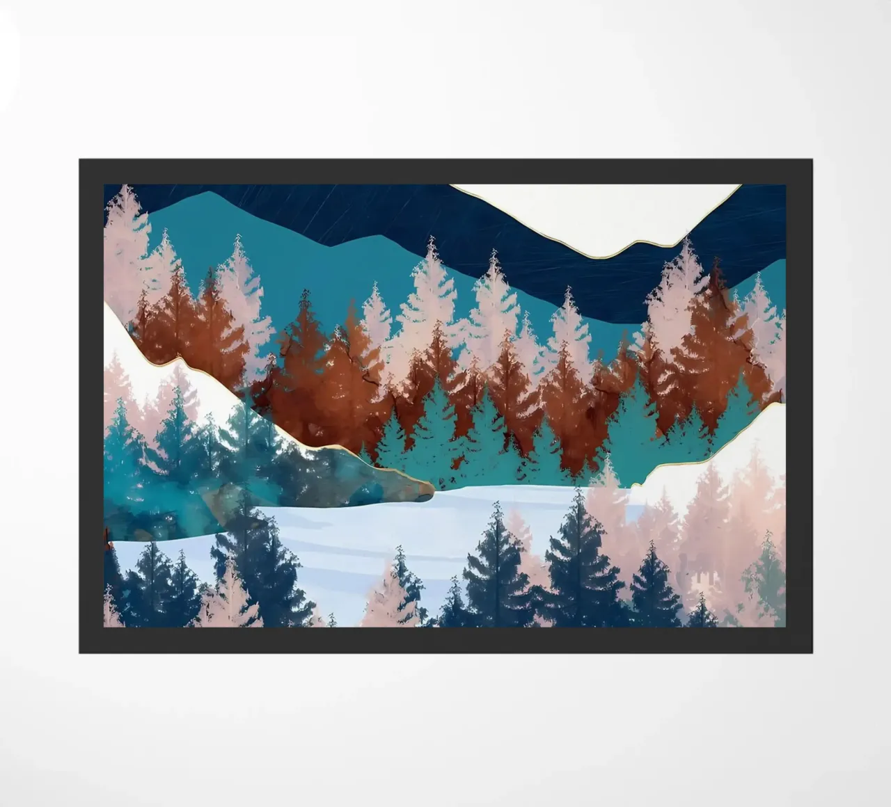 Summer Trees doormat by Ginnery