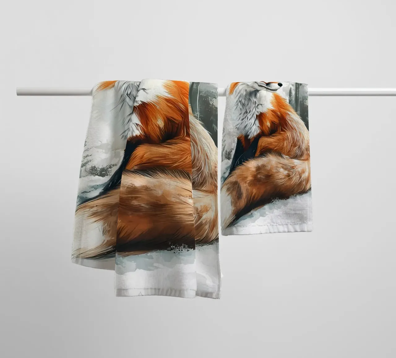 Poster minimaliste 323 serviette de bain de Kadynce