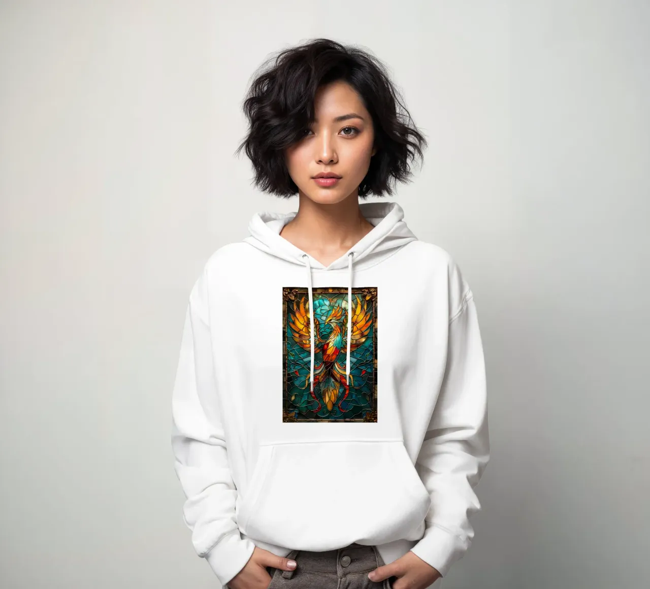 Samurai giapponese Sakura felpa con cappuccio da Mikesell