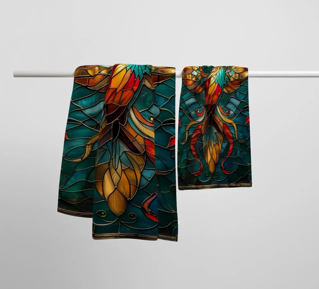 Samurai giapponese Sakura asciugamano da bagno da Mikesell