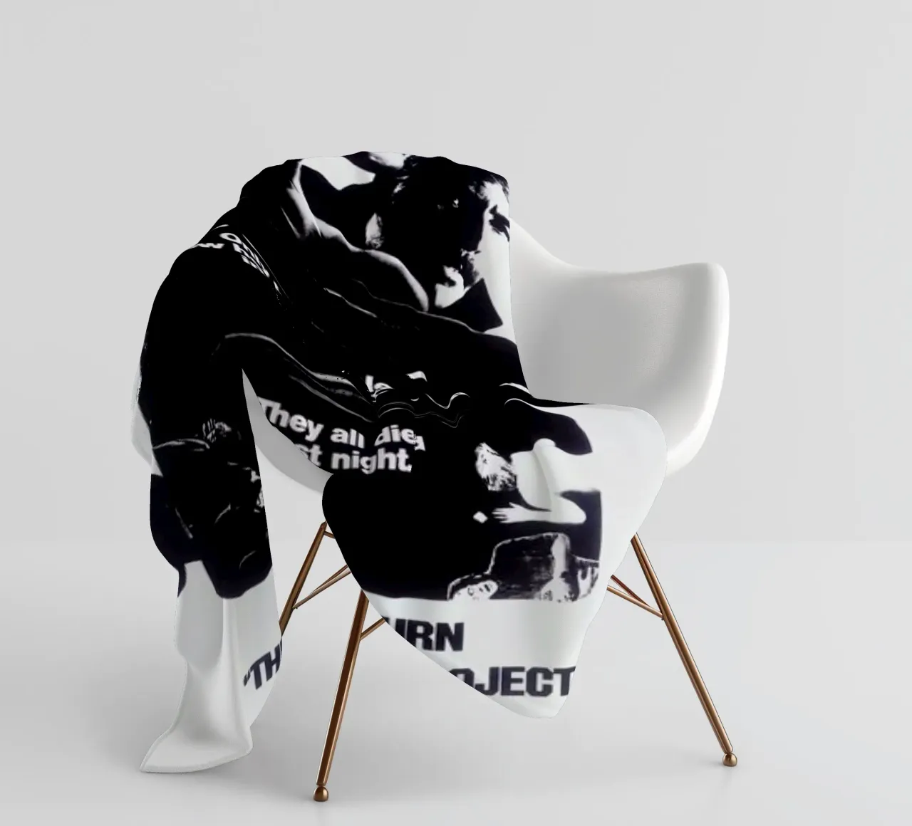 ‘The Internecine Project’ Retro Movie Poster coperta in pile da Gallery Print and Art Limited