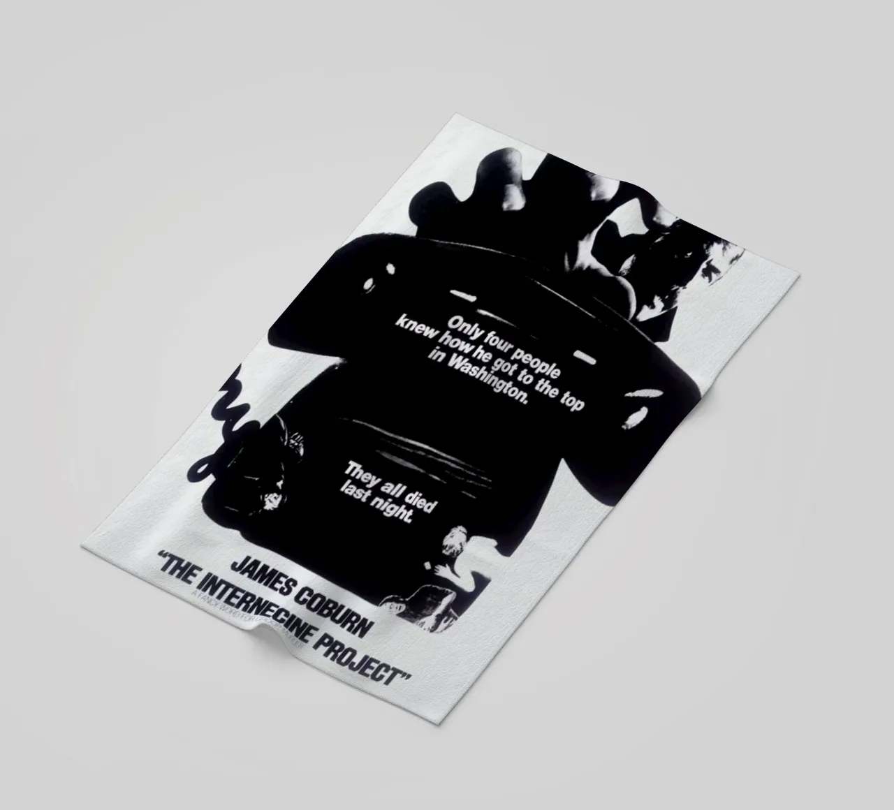 ‘The Internecine Project’ Retro Movie Poster telo mare da Gallery Print and Art Limited