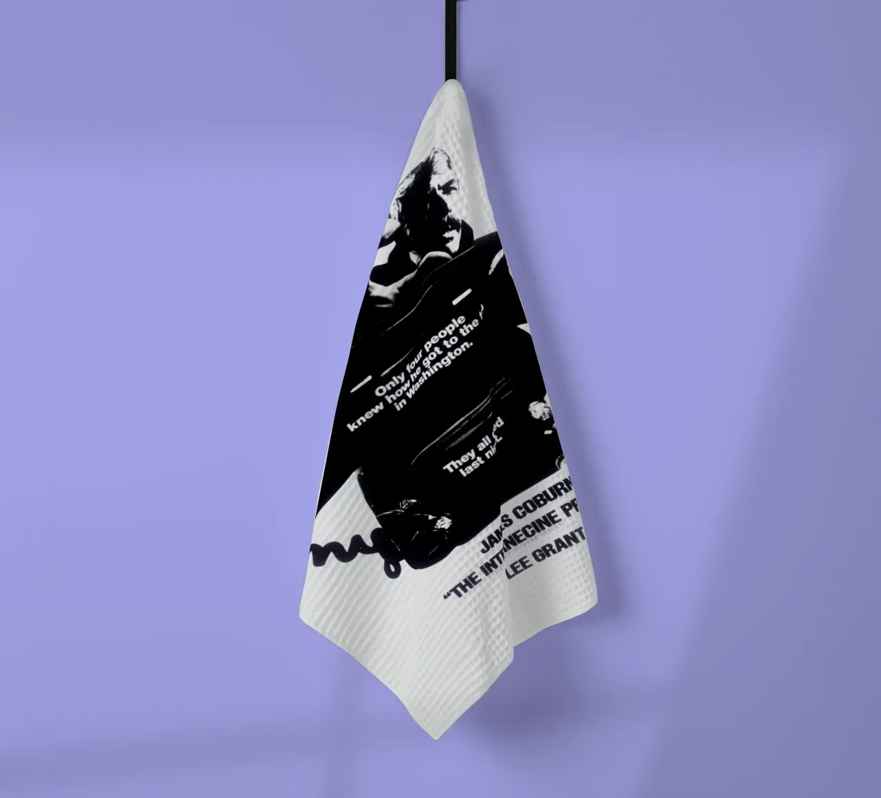 ‘The Internecine Project’ Retro Movie Poster canovaccio da cucina da Gallery Print and Art Limited