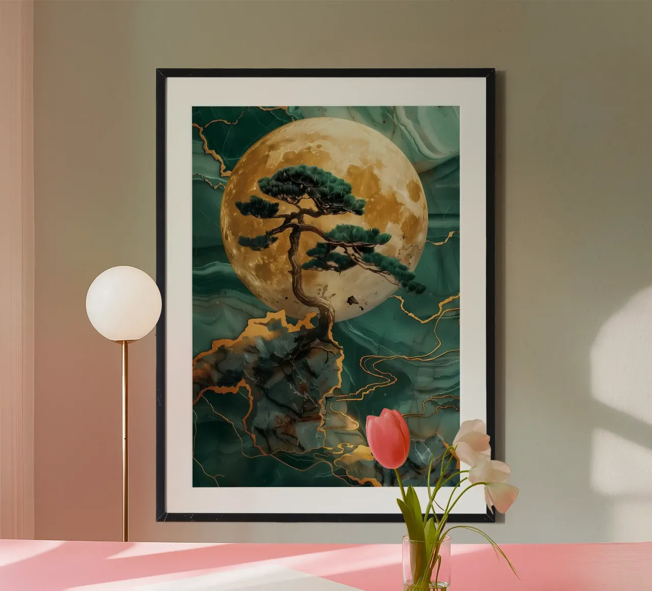 Equilibrio tra Yin e Yang carta hahnemühle da Mikesell