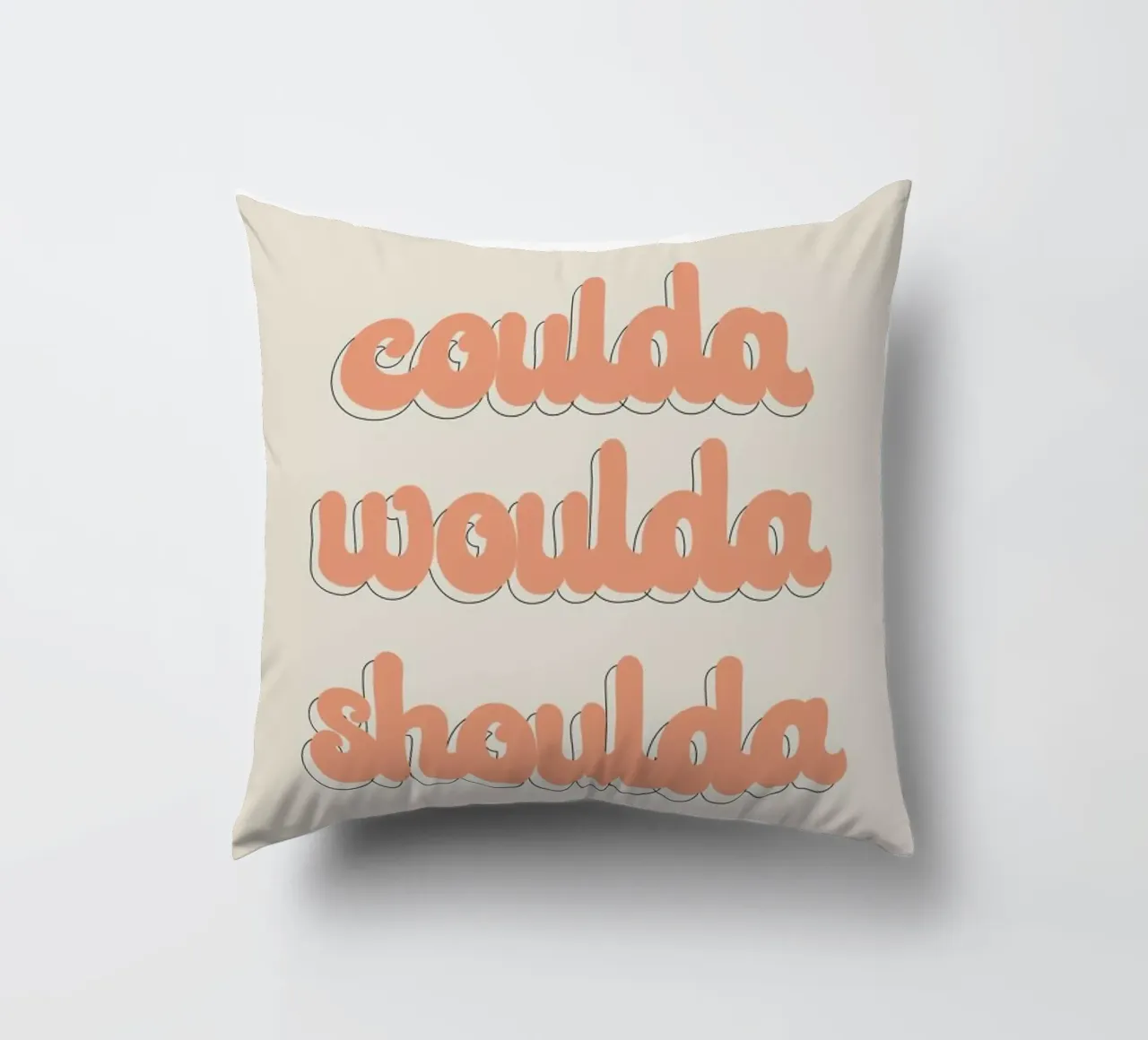 Coulda Woulda Shoulda cuscino da Honeymoon Hotel