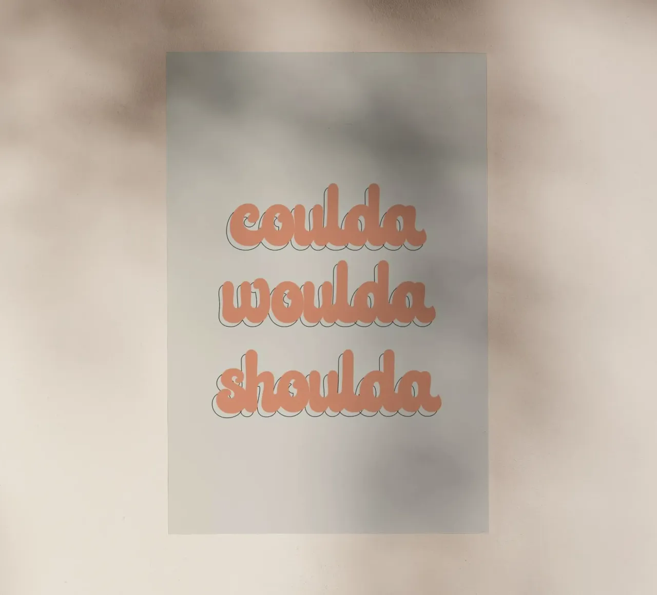 Coulda Woulda Shoulda pellicola backlit da Honeymoon Hotel