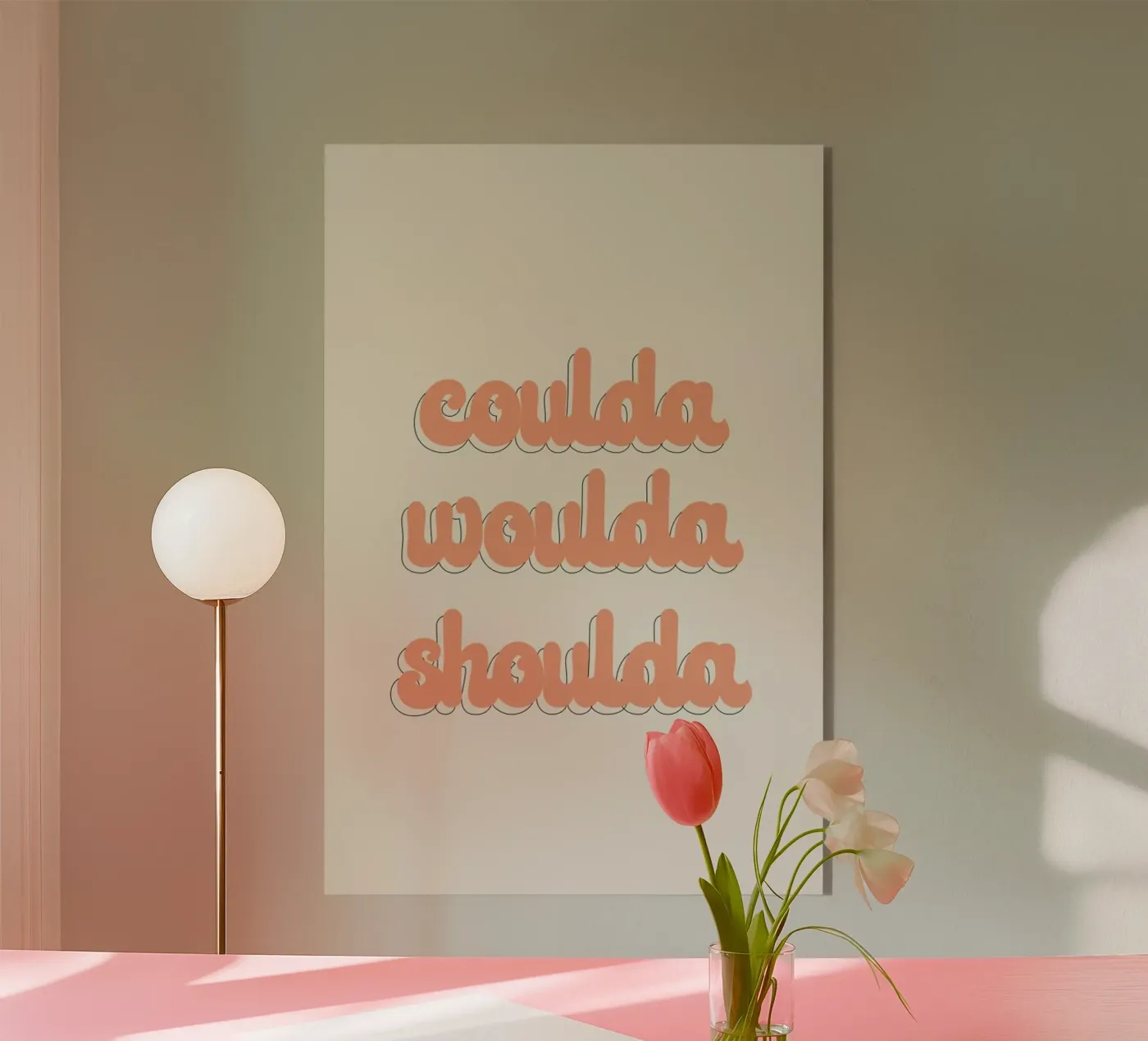 Coulda Woulda Shoulda plexiglas de Honeymoon Hotel