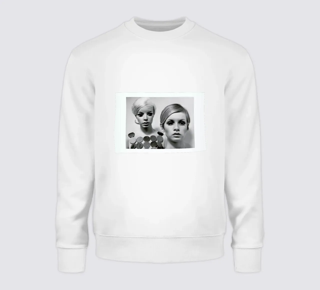 Twiggy and Mannequin, 1966 felpa da Gallery Print and Art Limited