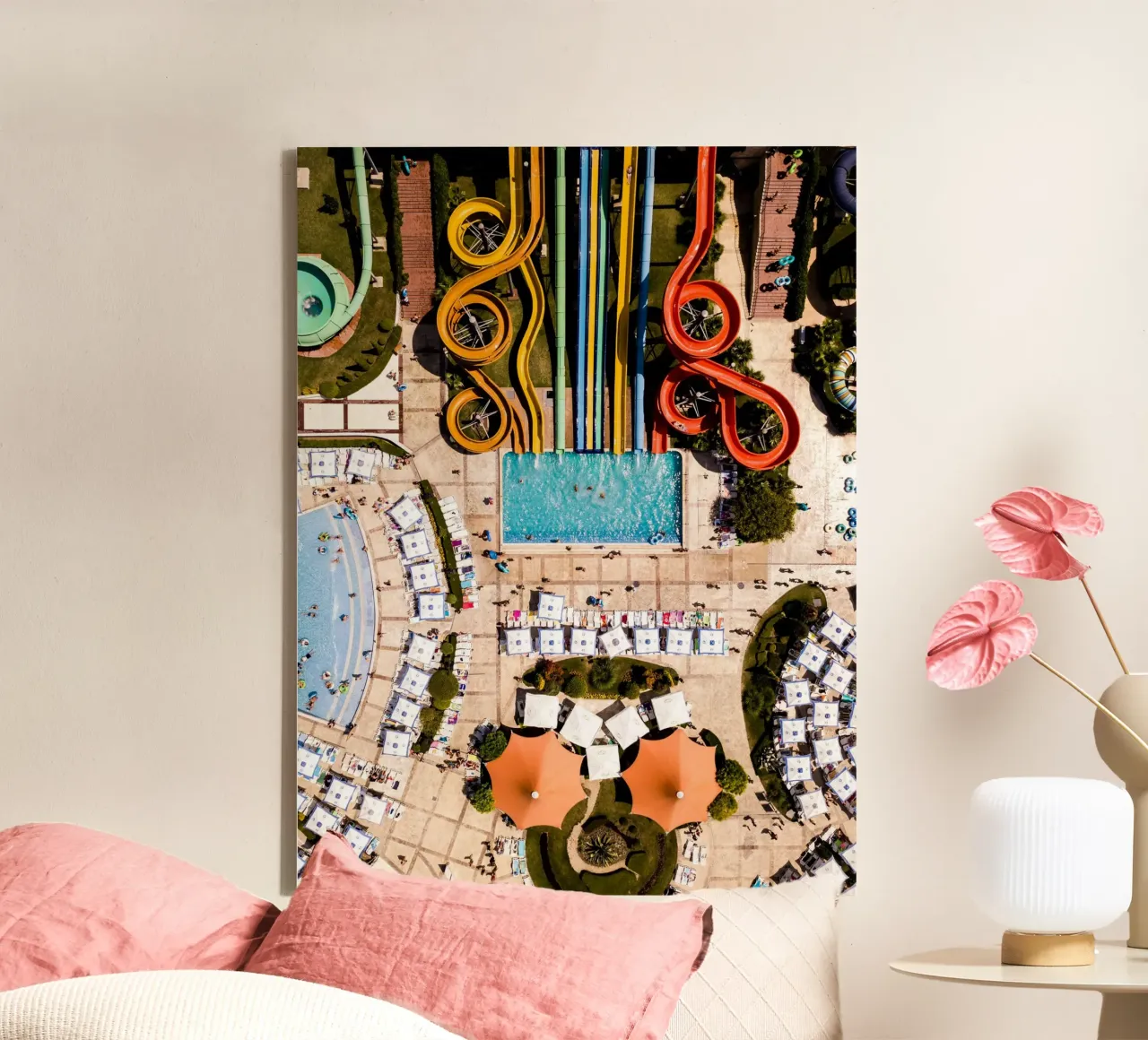 Colors of Speed canvas met Baklijst van Framative