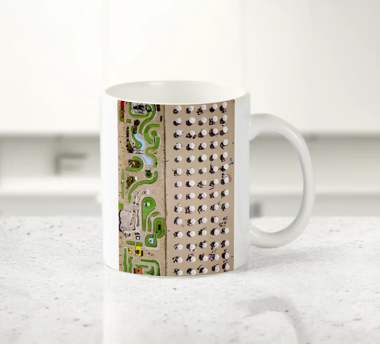 Minigolf tazza in ceramica da Framative