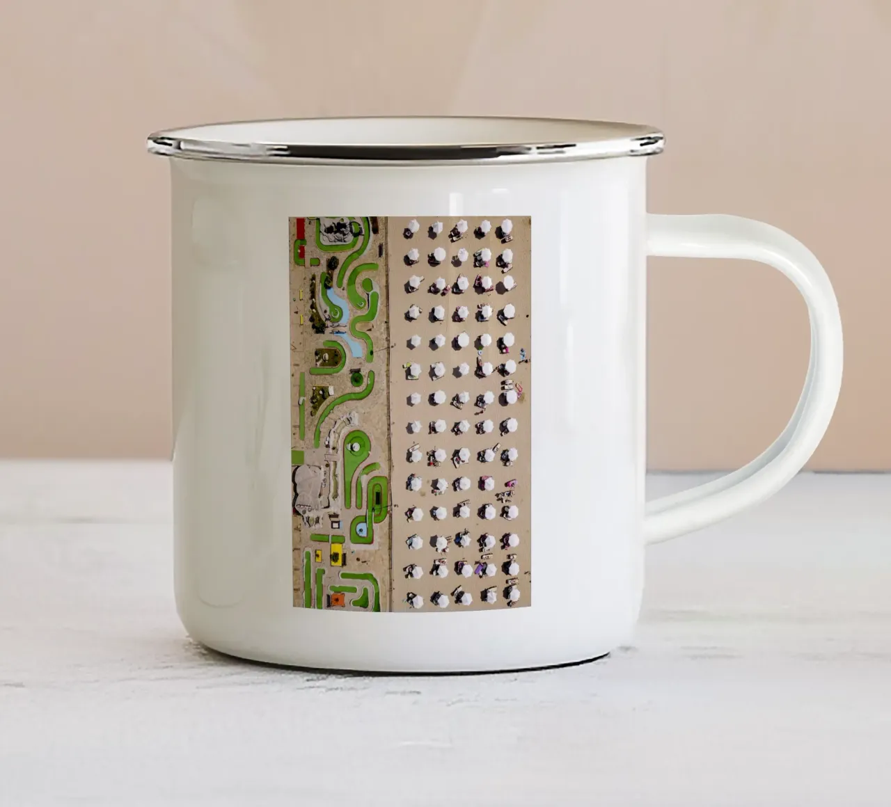 Minigolf tazza in smalto da Framative