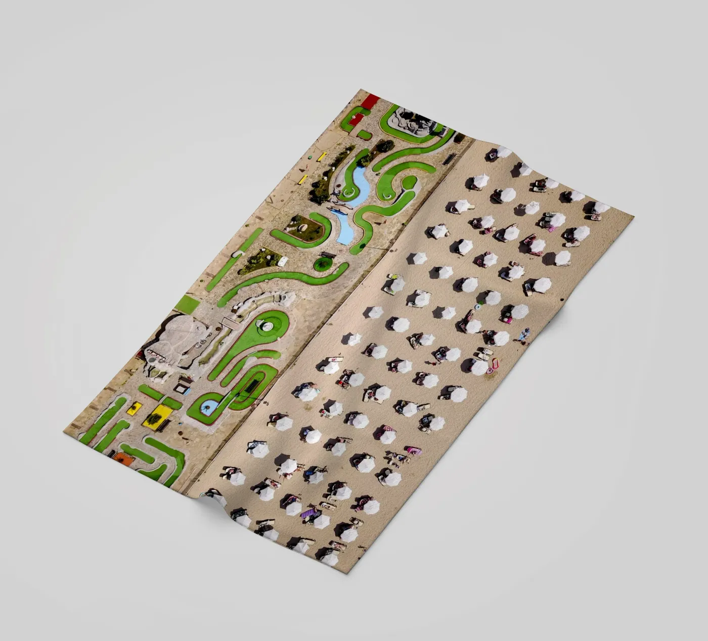 Minigolf strandhanddoek van Framative