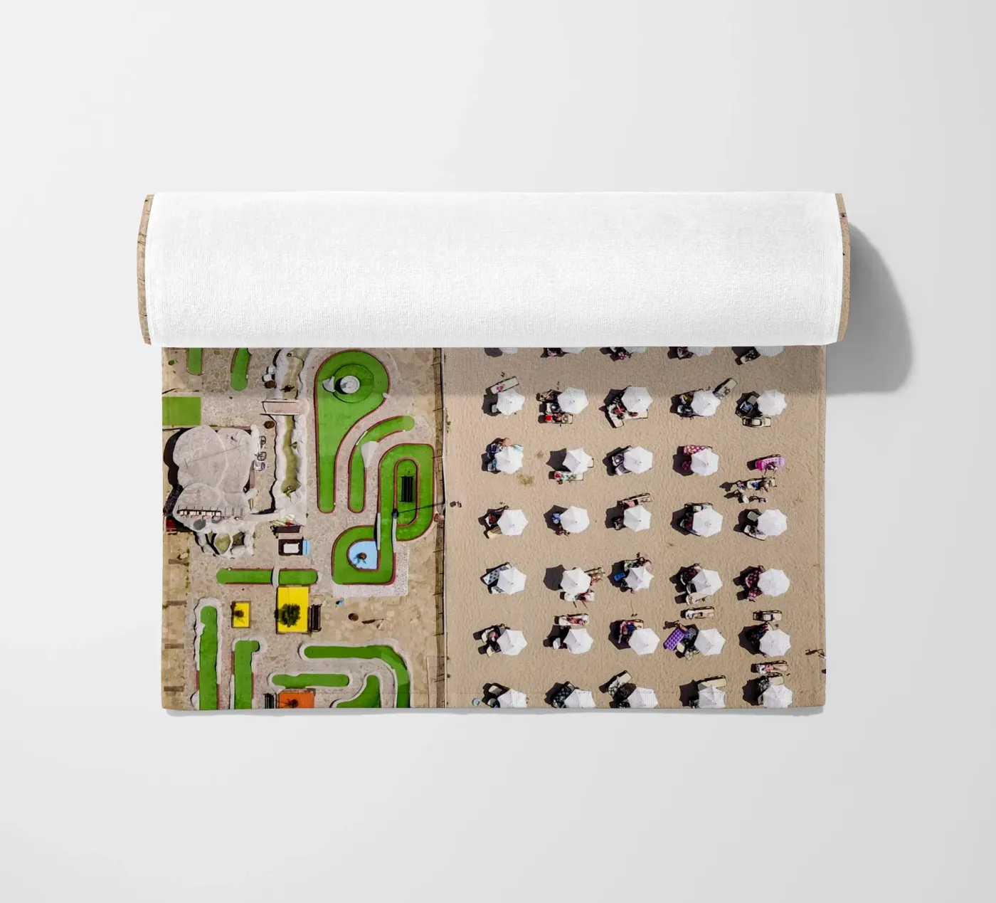 Minigolf strandhanddoek van Framative