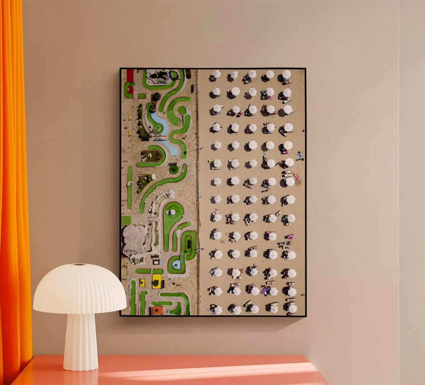 Minigolf acryl van Framative