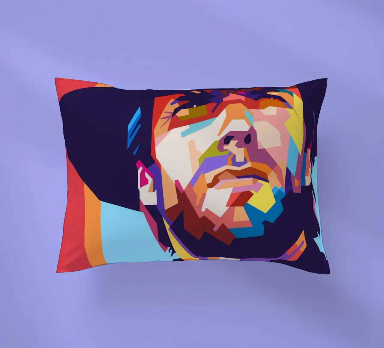 Clint Eastwood sullo stile artistico di WPAP cuscino da Hantamrata