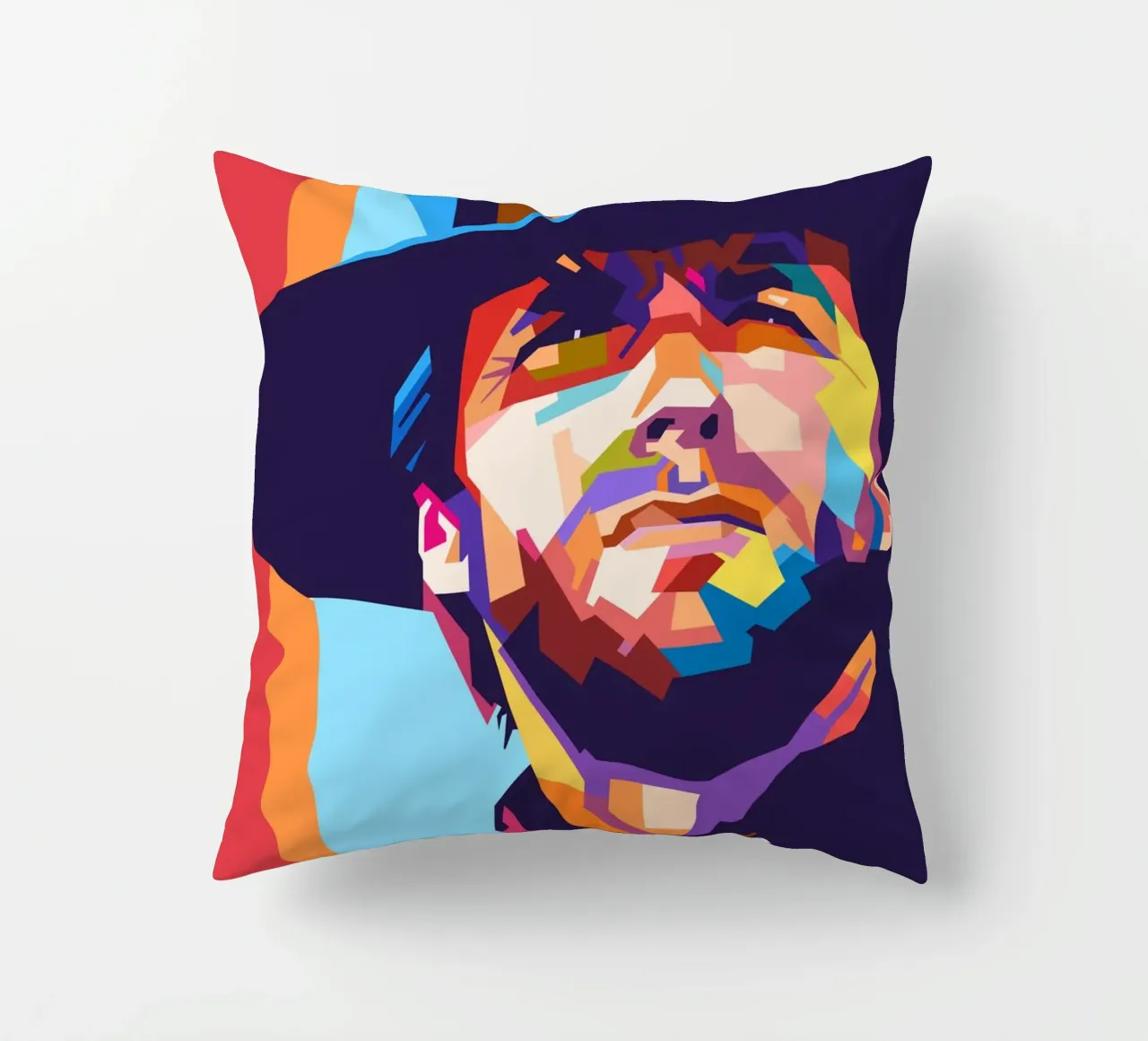 Clint Eastwood sullo stile artistico di WPAP cuscino da Hantamrata