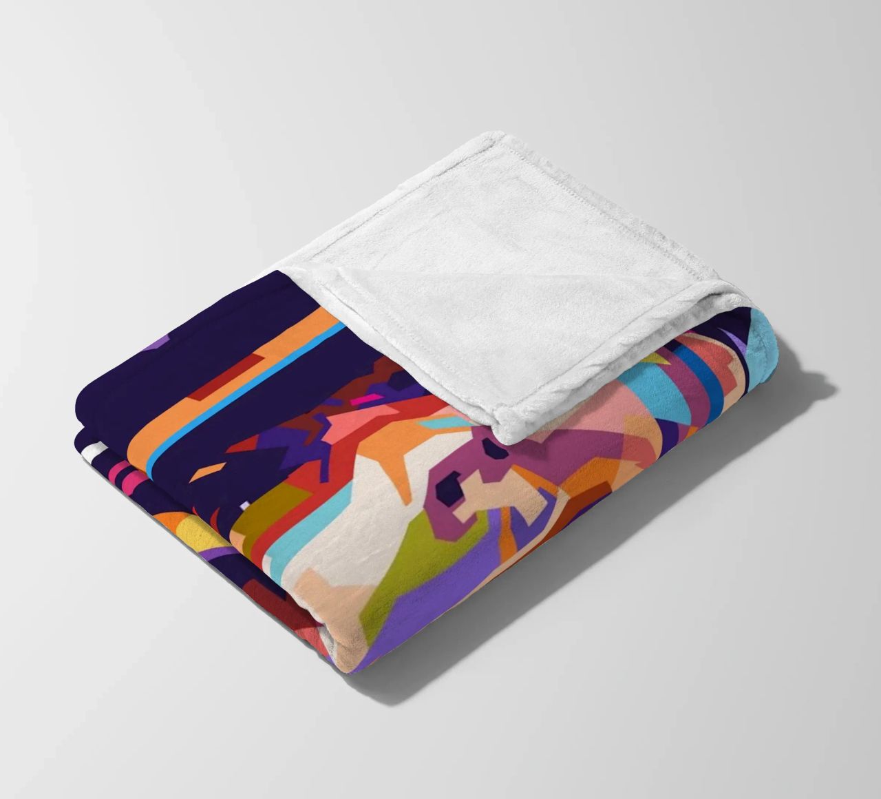 Clint Eastwood sullo stile artistico di WPAP coperta in pile da Hantamrata