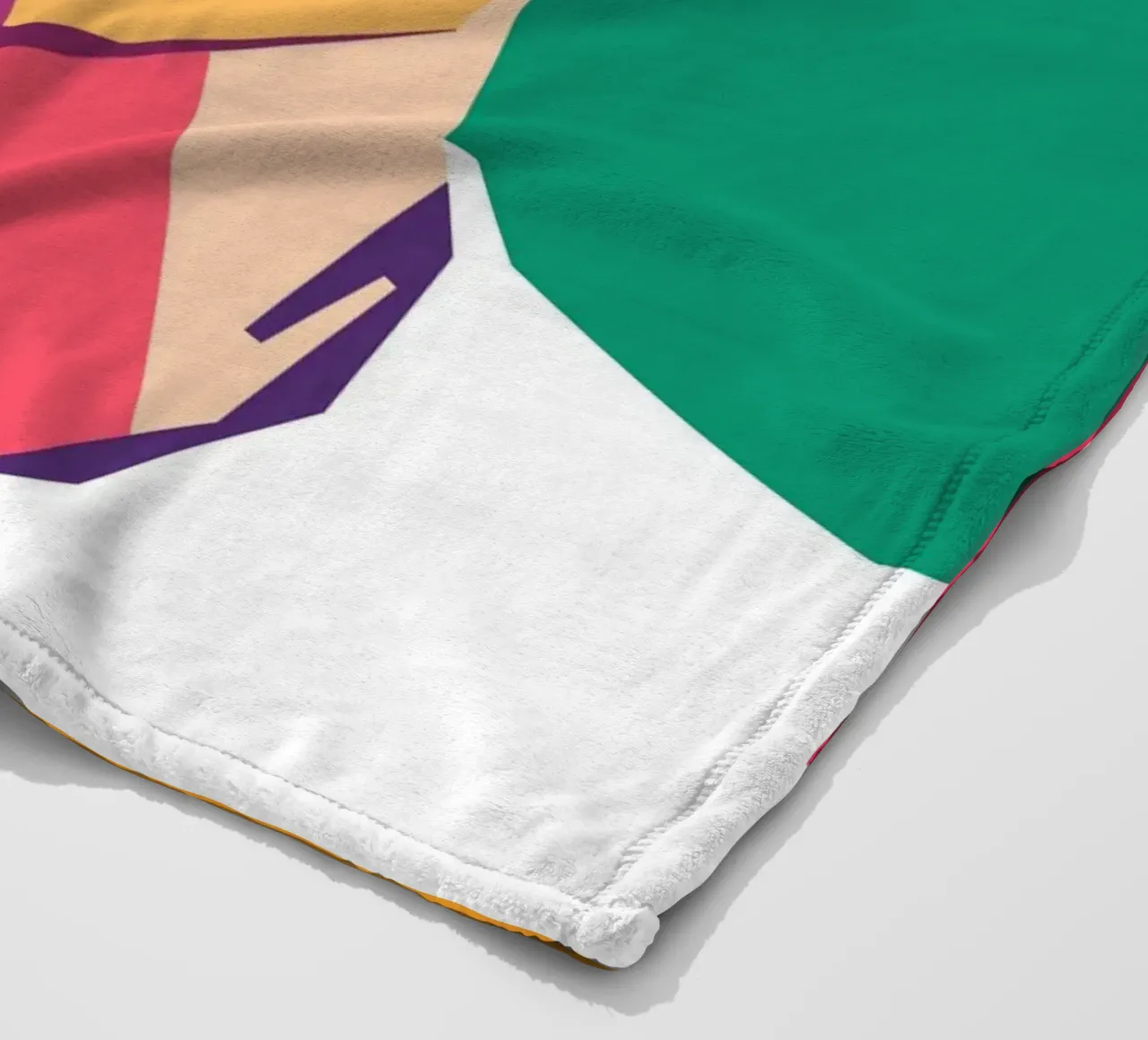 Ritratto pop art di Muhammad Ali coperta in pile da Hantamrata