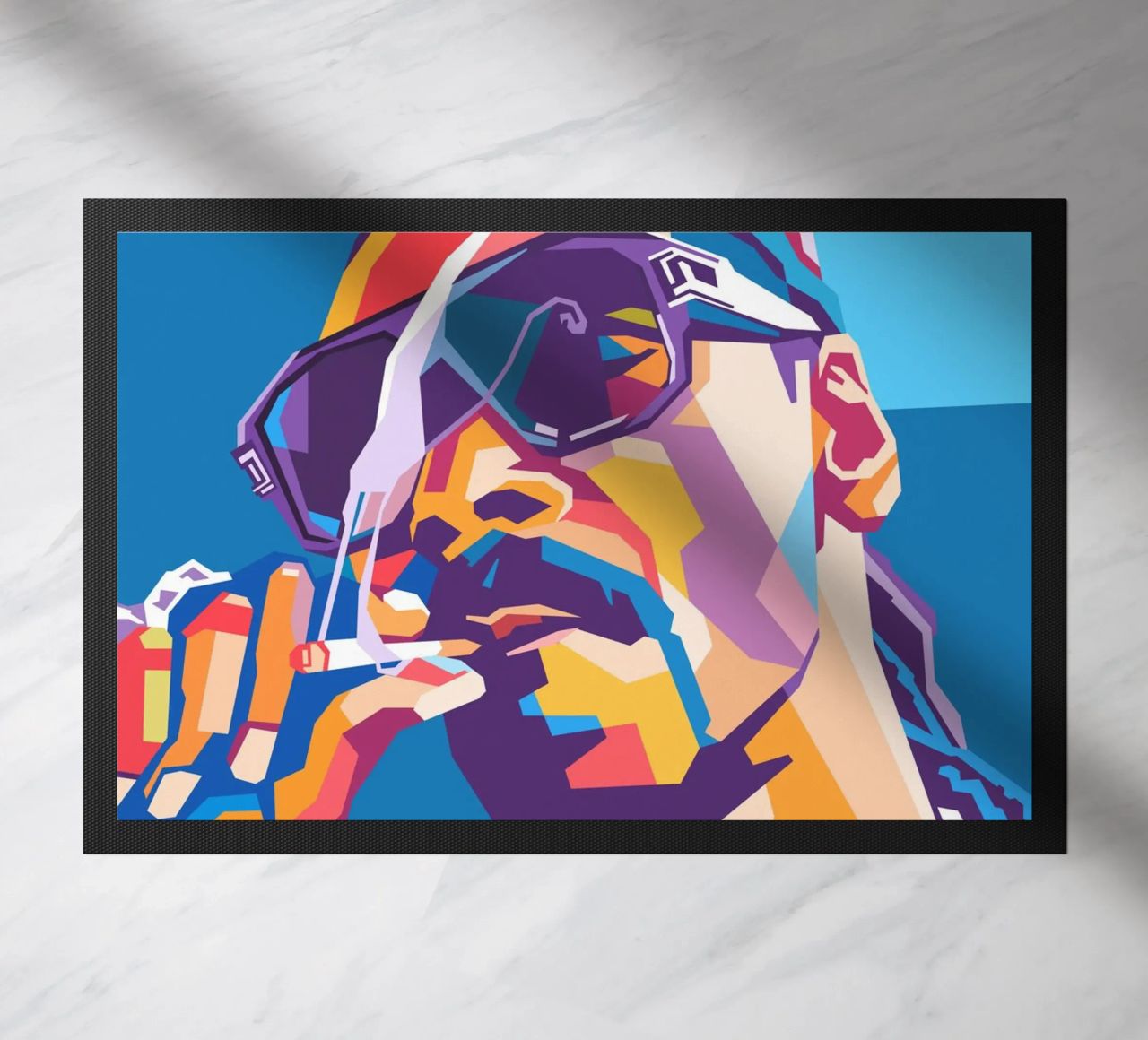 Snoop Dogg sullo stile artistico di WPAP zerbino da Hantamrata