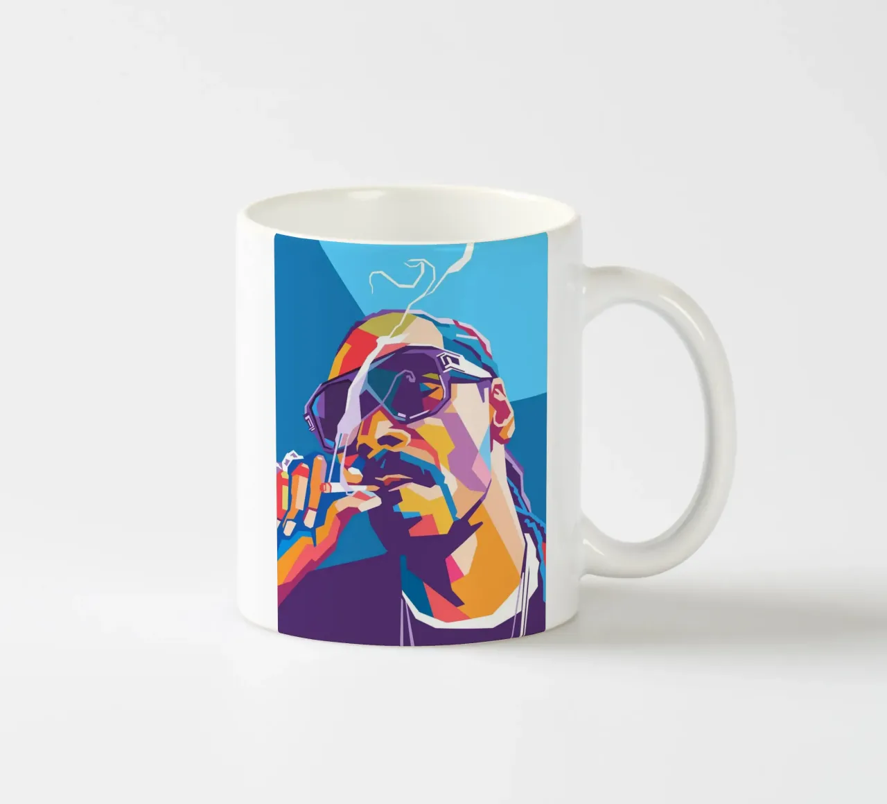 Snoop Dogg sullo stile artistico di WPAP tazza in ceramica da Hantamrata