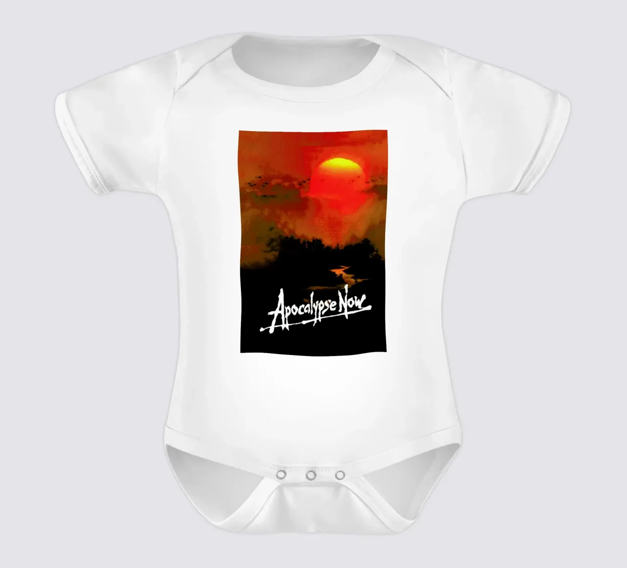 Apocalypse Now’ Retro Movie Poster short-sleeve baby romper by Gallery Print and Art Limited