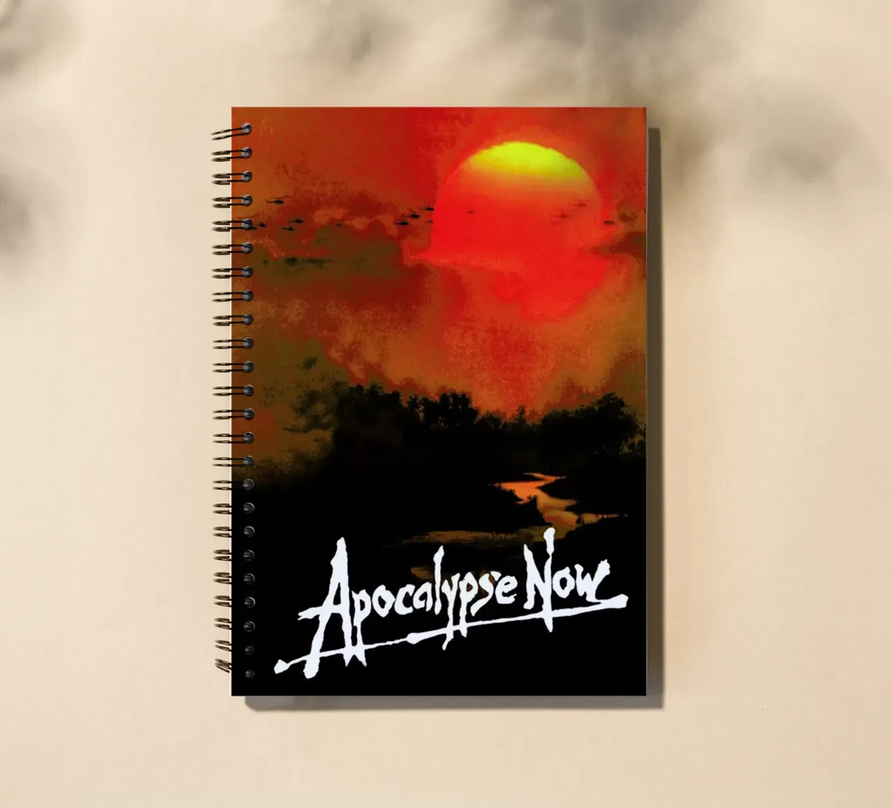 Apocalypse Now’ Retro Movie Poster spiral notebook by Gallery Print and Art Limited
