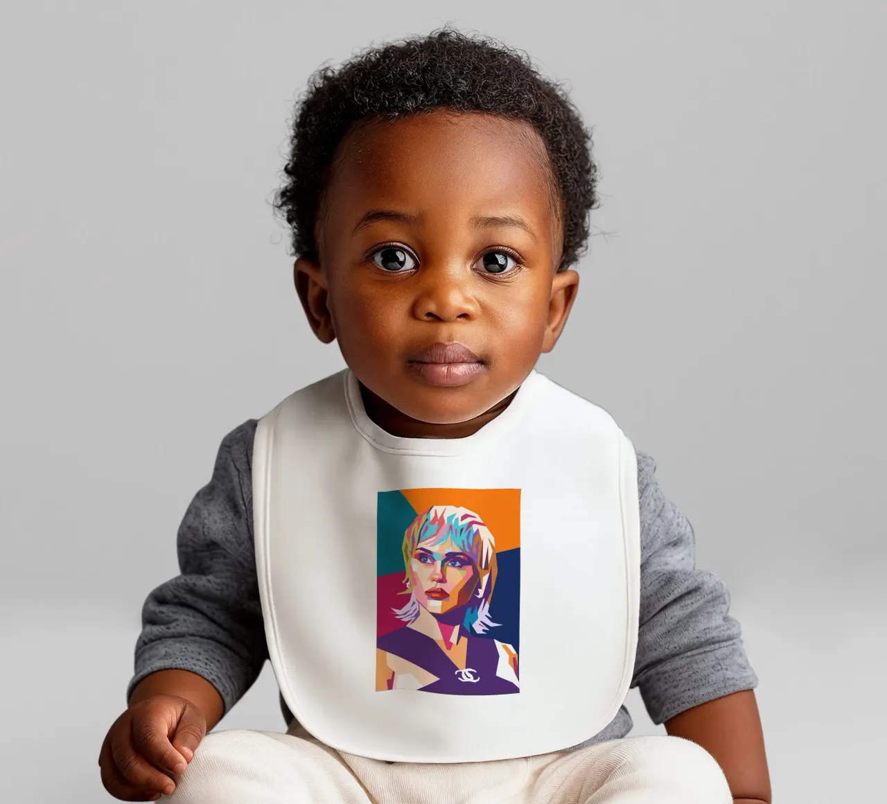 Miley Cyrus sullo stile artistico di WPAP bavaglino da Hantamrata