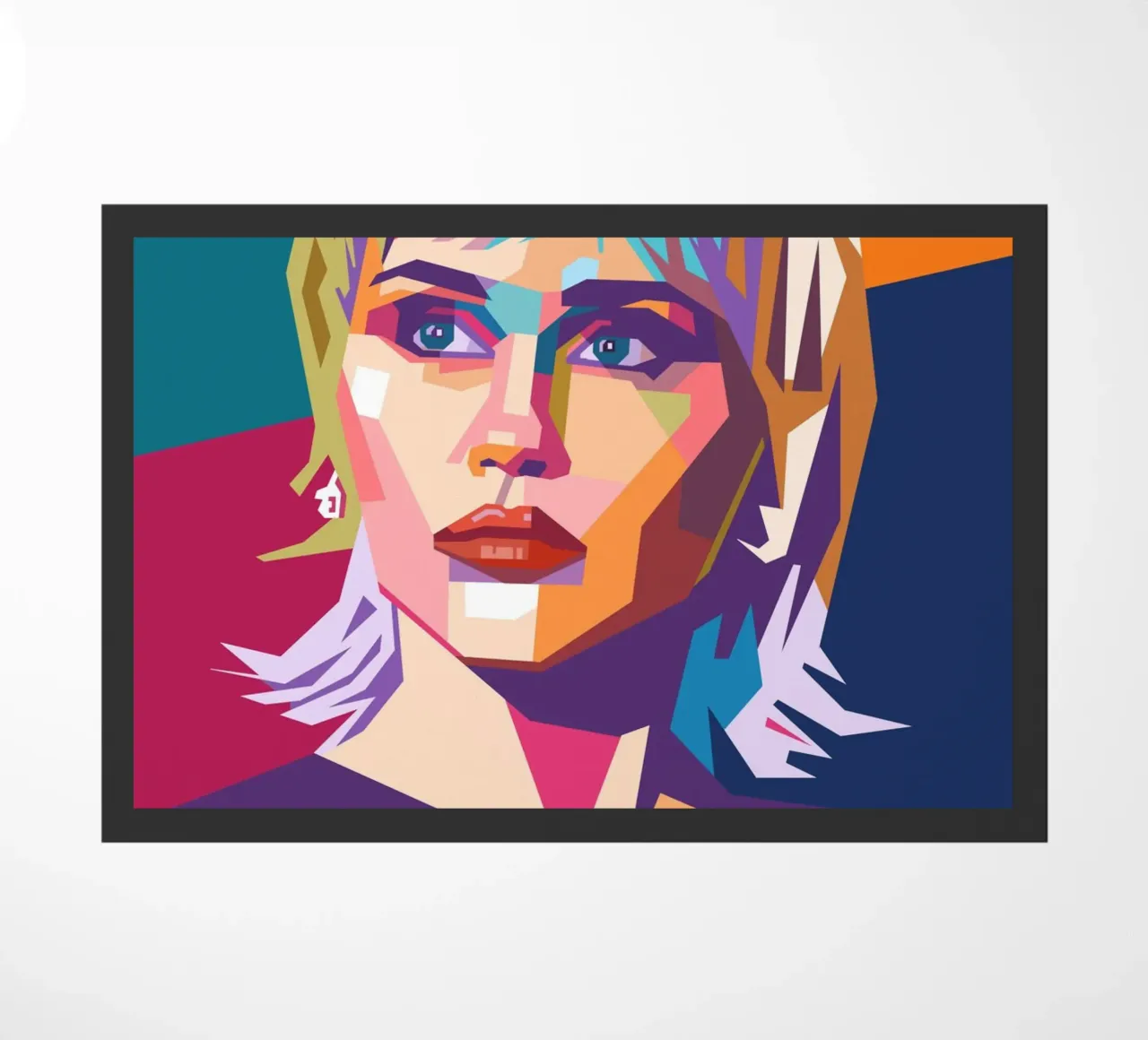 Miley Cyrus sullo stile artistico di WPAP zerbino da Hantamrata