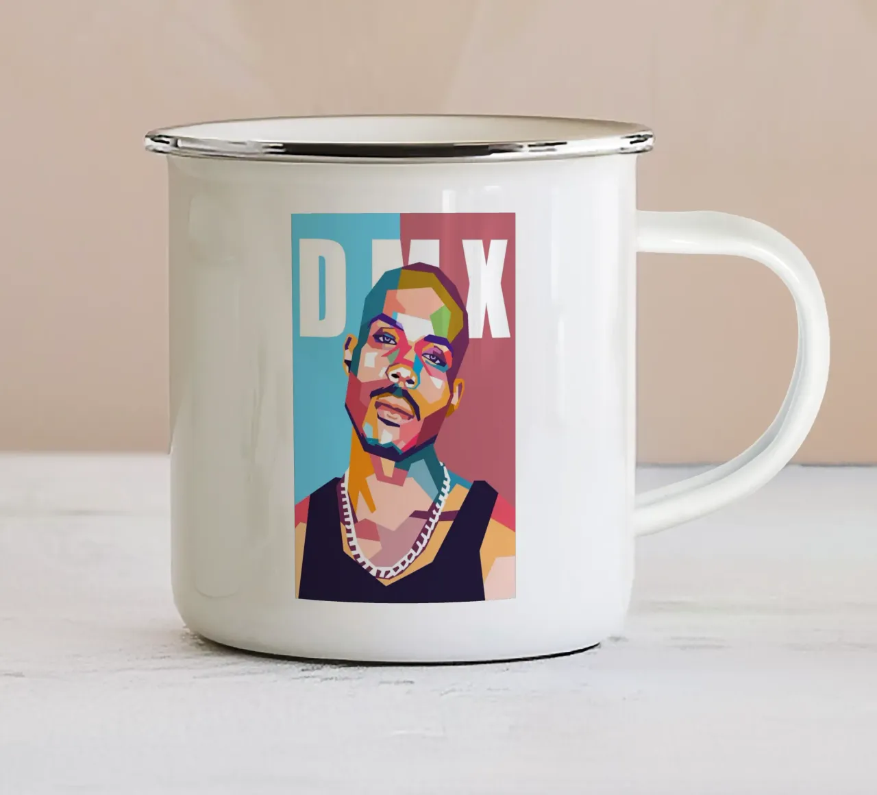 DMX hip hop tazza in smalto da Hantamrata