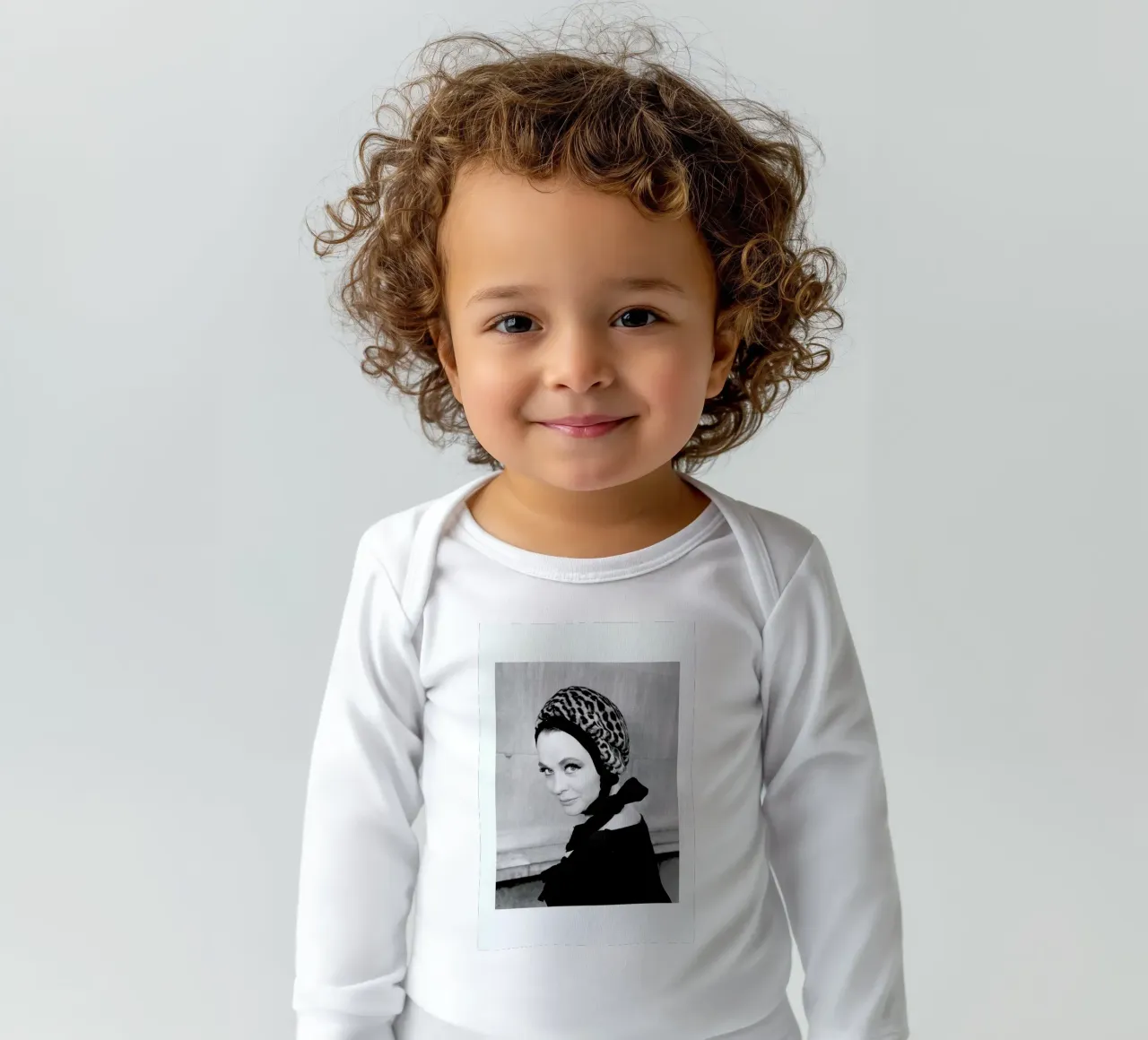 Tania Edye, 1962 long-sleeve baby romper by Gallery Print and Art Limited