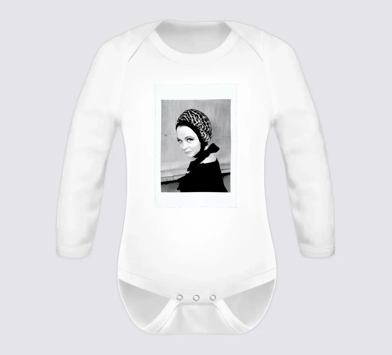 Tania Edye, 1962 long-sleeve baby romper by Gallery Print and Art Limited