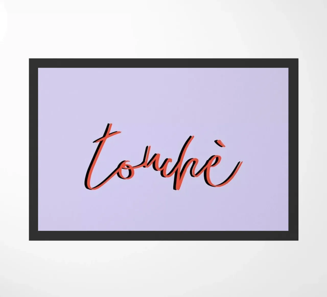 Touche doormat by Honeymoon Hotel