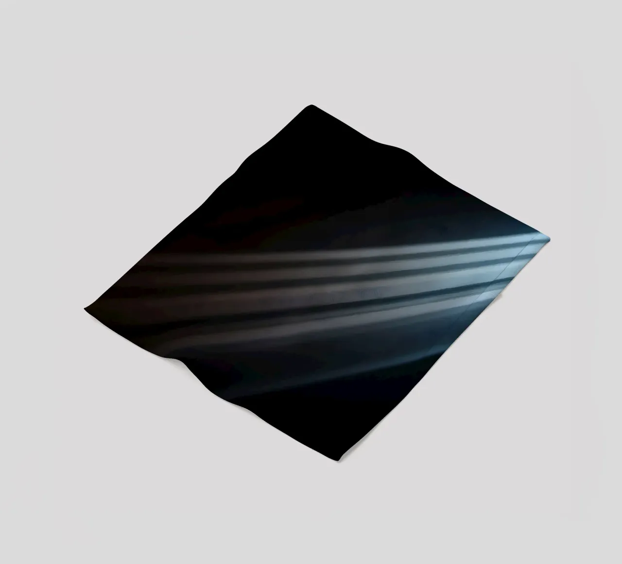 Elegant abstract light beams creating a serene wallpaper fleece blanket by DesignDoodle