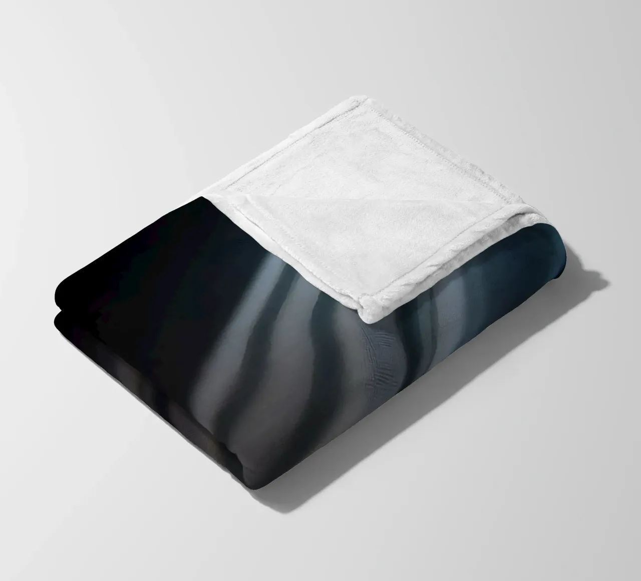 Elegant abstract light beams creating a serene wallpaper fleece blanket by DesignDoodle