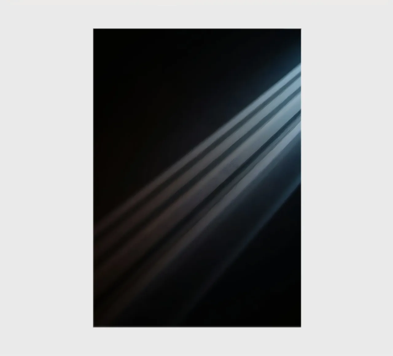 Elegant abstract light beams creating a serene wallpaper notebook by DesignDoodle