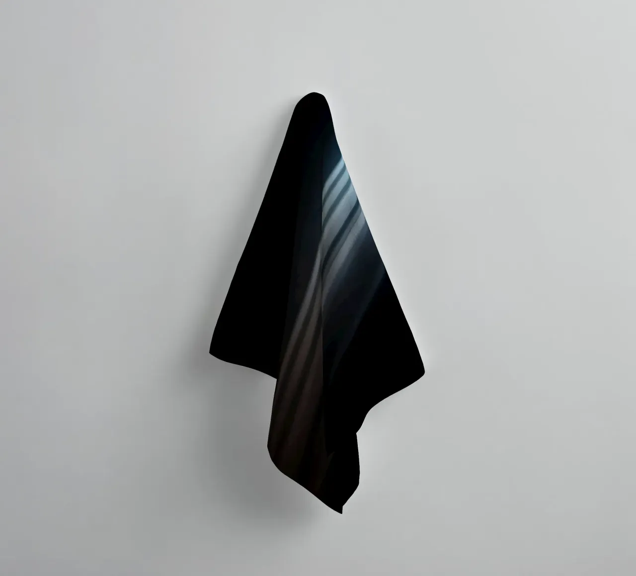 Elegant abstract light beams creating a serene wallpaper towel by DesignDoodle