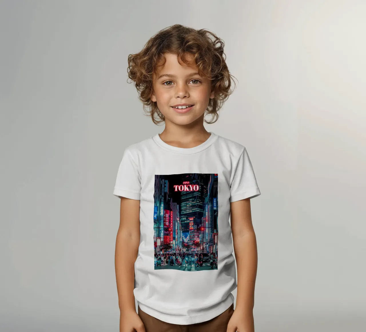 Tokyo City At Night - Japan kids t-shirt by surfer28