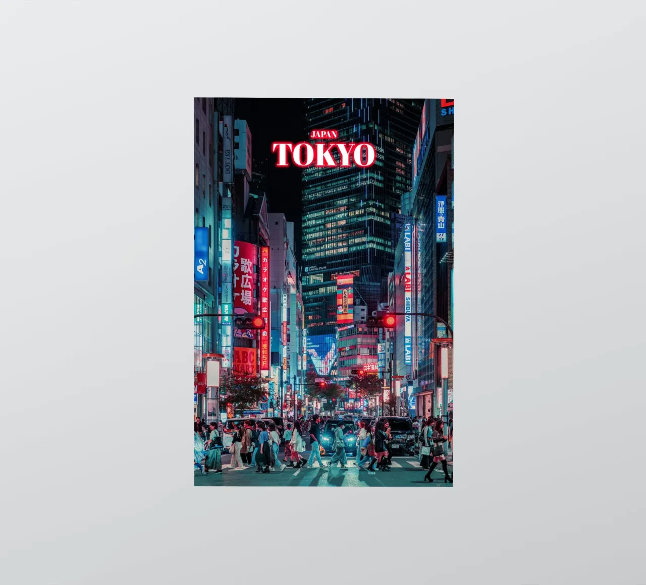 Tokyo City At Night - Japan sticker by surfer28