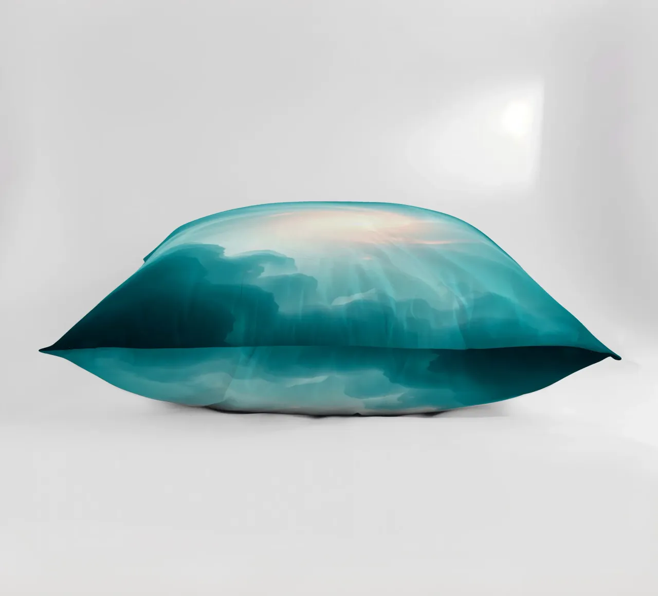 Il design astratto e vorticoso con colori tenui crea un'atmosfera mistica. cuscino da DesignDoodle