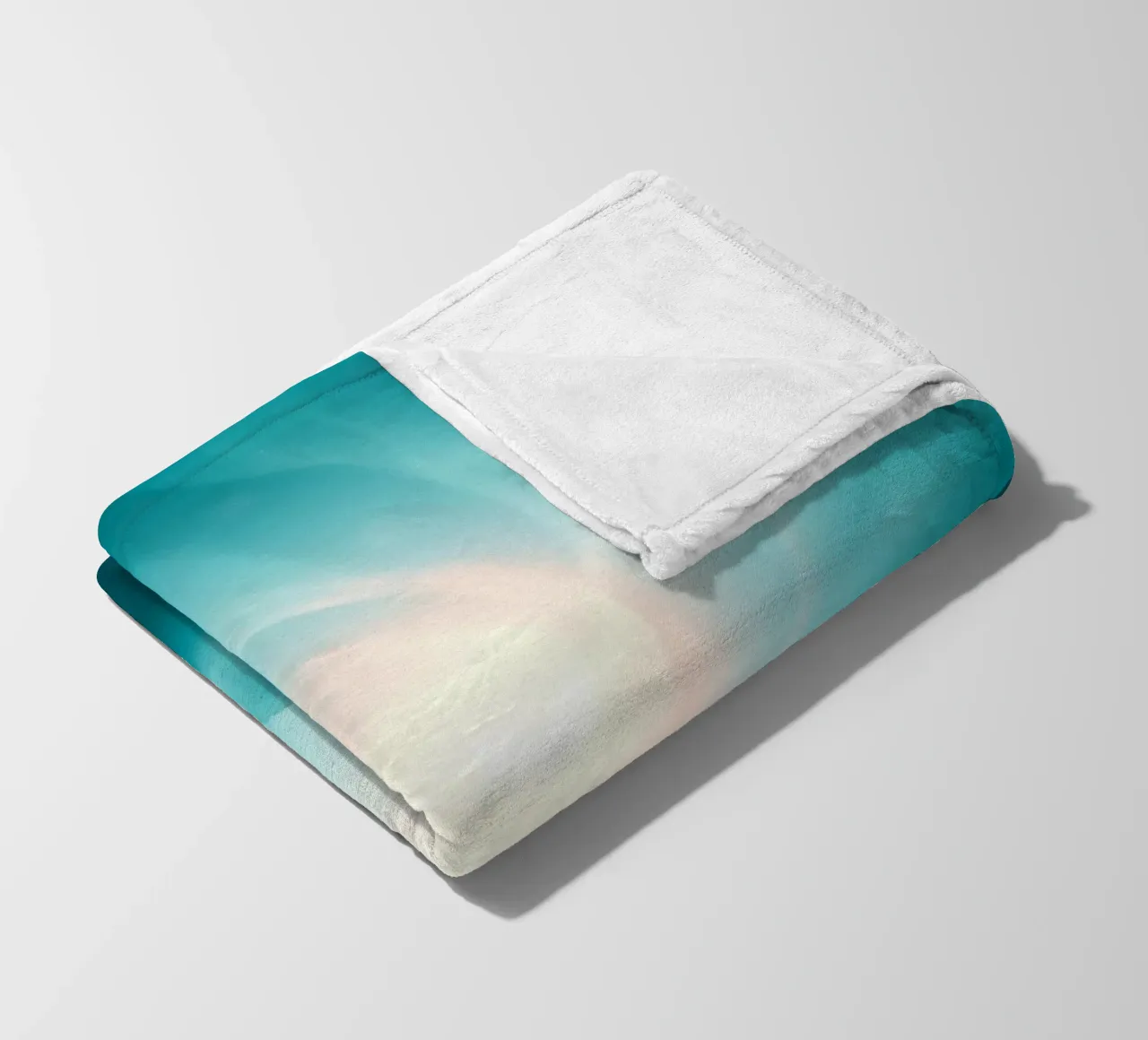 Il design astratto e vorticoso con colori tenui crea un'atmosfera mistica. coperta in pile da DesignDoodle